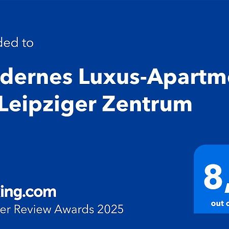 Modernes Luxus-Apartment Im Leipziger Zentrum Εξωτερικό φωτογραφία